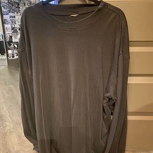 Black Long Sleeve Tee Shirt Dress